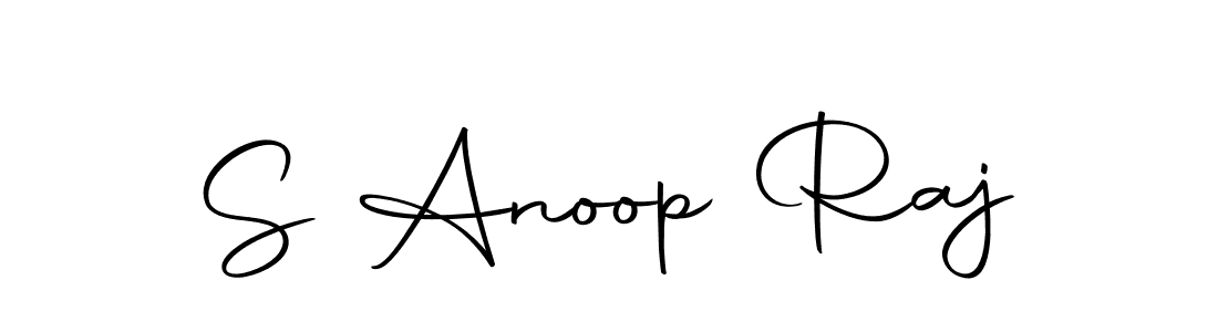 How to make S Anoop Raj signature? Autography-DOLnW is a professional autograph style. Create handwritten signature for S Anoop Raj name. S Anoop Raj signature style 10 images and pictures png