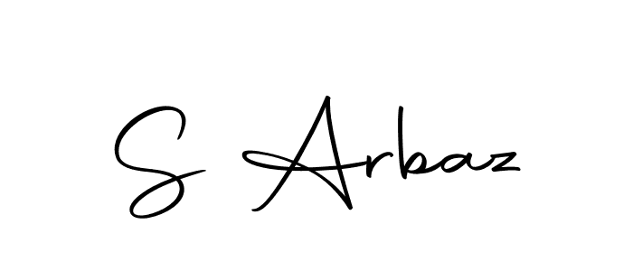 You should practise on your own different ways (Autography-DOLnW) to write your name (S Arbaz) in signature. don't let someone else do it for you. S Arbaz signature style 10 images and pictures png