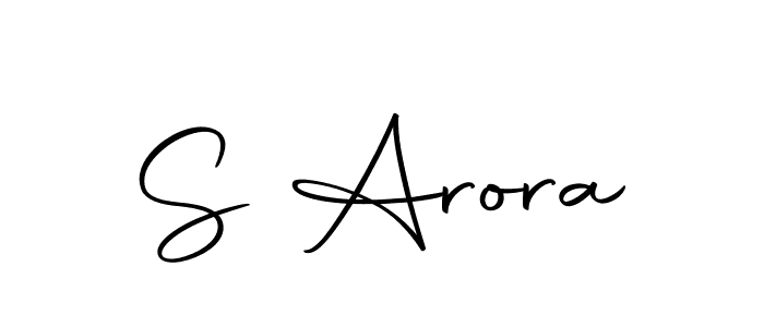 You can use this online signature creator to create a handwritten signature for the name S Arora. This is the best online autograph maker. S Arora signature style 10 images and pictures png