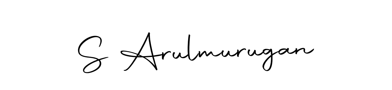 Make a beautiful signature design for name S Arulmurugan. With this signature (Autography-DOLnW) style, you can create a handwritten signature for free. S Arulmurugan signature style 10 images and pictures png