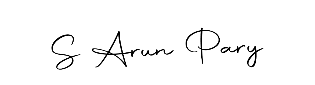 Design your own signature with our free online signature maker. With this signature software, you can create a handwritten (Autography-DOLnW) signature for name S Arun Pary. S Arun Pary signature style 10 images and pictures png