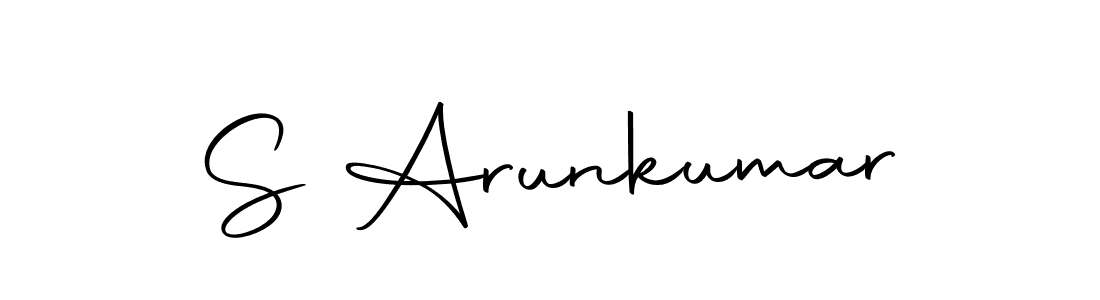 Design your own signature with our free online signature maker. With this signature software, you can create a handwritten (Autography-DOLnW) signature for name S Arunkumar. S Arunkumar signature style 10 images and pictures png