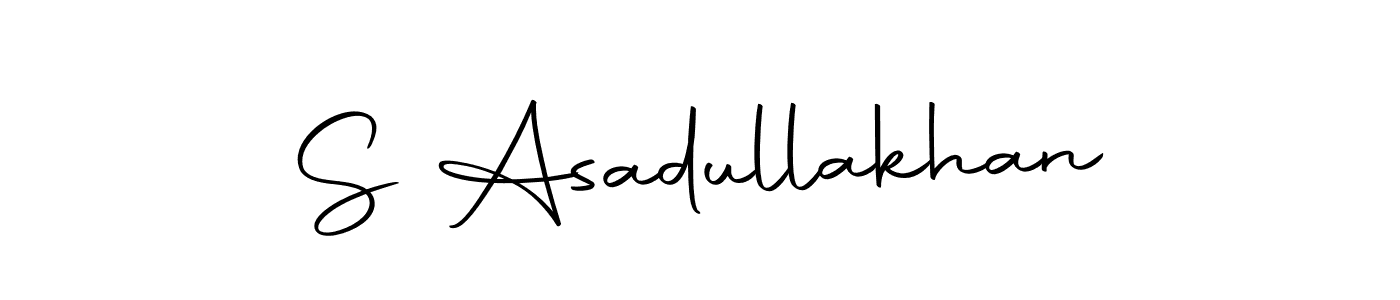 S Asadullakhan stylish signature style. Best Handwritten Sign (Autography-DOLnW) for my name. Handwritten Signature Collection Ideas for my name S Asadullakhan. S Asadullakhan signature style 10 images and pictures png