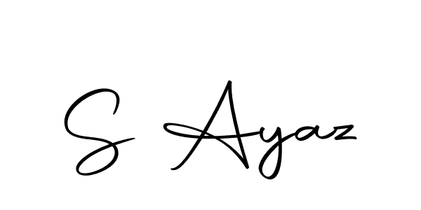 Design your own signature with our free online signature maker. With this signature software, you can create a handwritten (Autography-DOLnW) signature for name S Ayaz. S Ayaz signature style 10 images and pictures png