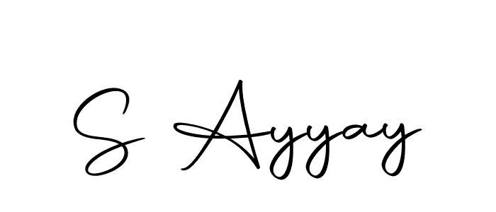 How to make S Ayyay signature? Autography-DOLnW is a professional autograph style. Create handwritten signature for S Ayyay name. S Ayyay signature style 10 images and pictures png