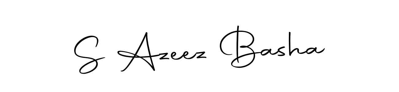 Use a signature maker to create a handwritten signature online. With this signature software, you can design (Autography-DOLnW) your own signature for name S Azeez Basha. S Azeez Basha signature style 10 images and pictures png