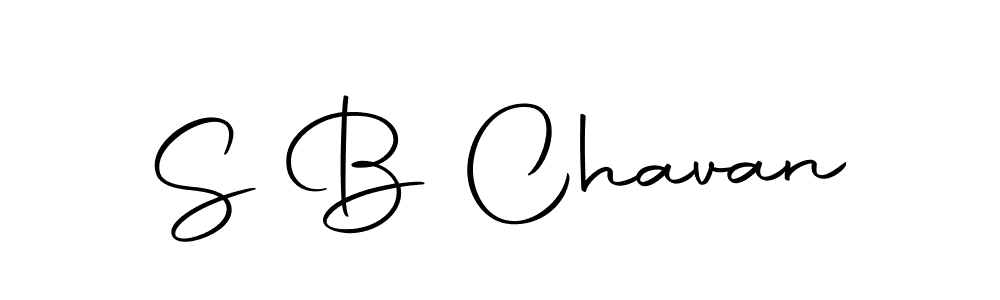 Create a beautiful signature design for name S B Chavan. With this signature (Autography-DOLnW) fonts, you can make a handwritten signature for free. S B Chavan signature style 10 images and pictures png
