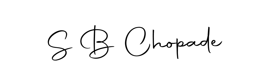 S B Chopade stylish signature style. Best Handwritten Sign (Autography-DOLnW) for my name. Handwritten Signature Collection Ideas for my name S B Chopade. S B Chopade signature style 10 images and pictures png