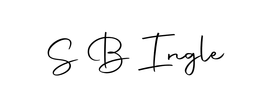 Make a beautiful signature design for name S B Ingle. Use this online signature maker to create a handwritten signature for free. S B Ingle signature style 10 images and pictures png