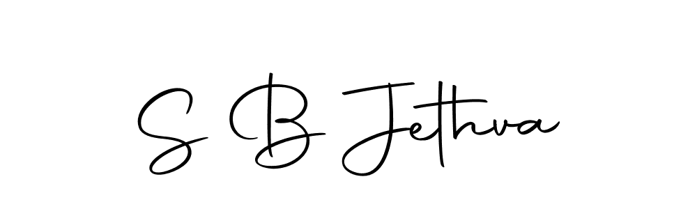 You can use this online signature creator to create a handwritten signature for the name S B Jethva. This is the best online autograph maker. S B Jethva signature style 10 images and pictures png