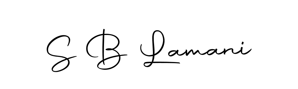 Autography-DOLnW is a professional signature style that is perfect for those who want to add a touch of class to their signature. It is also a great choice for those who want to make their signature more unique. Get S B Lamani name to fancy signature for free. S B Lamani signature style 10 images and pictures png