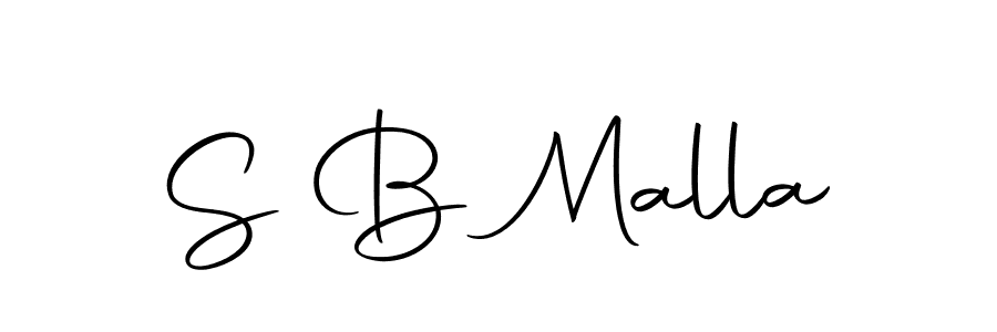 The best way (Autography-DOLnW) to make a short signature is to pick only two or three words in your name. The name S B Malla include a total of six letters. For converting this name. S B Malla signature style 10 images and pictures png