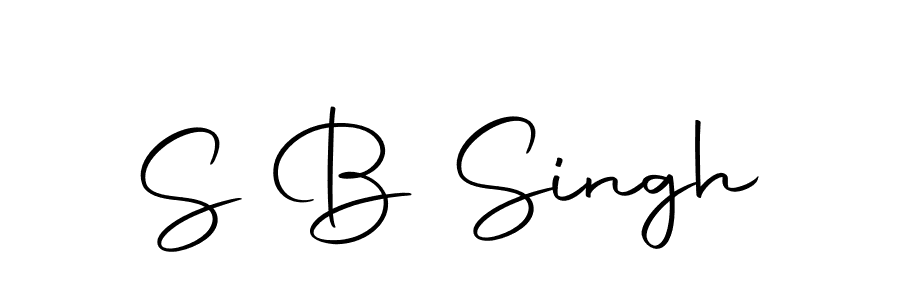 You should practise on your own different ways (Autography-DOLnW) to write your name (S B Singh) in signature. don't let someone else do it for you. S B Singh signature style 10 images and pictures png