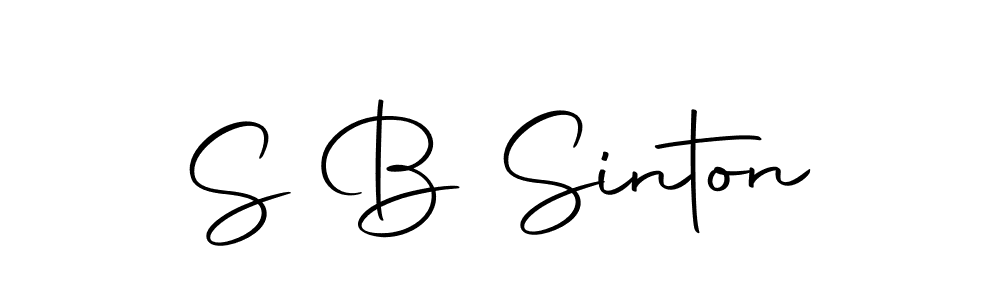 Once you've used our free online signature maker to create your best signature Autography-DOLnW style, it's time to enjoy all of the benefits that S B Sinton name signing documents. S B Sinton signature style 10 images and pictures png