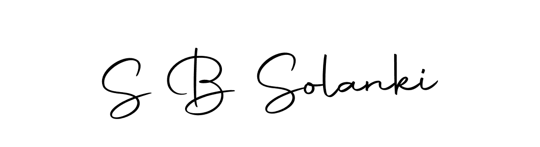 You should practise on your own different ways (Autography-DOLnW) to write your name (S B Solanki) in signature. don't let someone else do it for you. S B Solanki signature style 10 images and pictures png