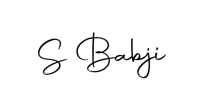 Once you've used our free online signature maker to create your best signature Autography-DOLnW style, it's time to enjoy all of the benefits that S Babji name signing documents. S Babji signature style 10 images and pictures png