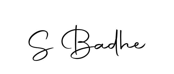You can use this online signature creator to create a handwritten signature for the name S Badhe. This is the best online autograph maker. S Badhe signature style 10 images and pictures png