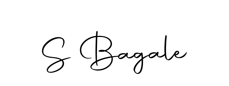 How to make S Bagale name signature. Use Autography-DOLnW style for creating short signs online. This is the latest handwritten sign. S Bagale signature style 10 images and pictures png