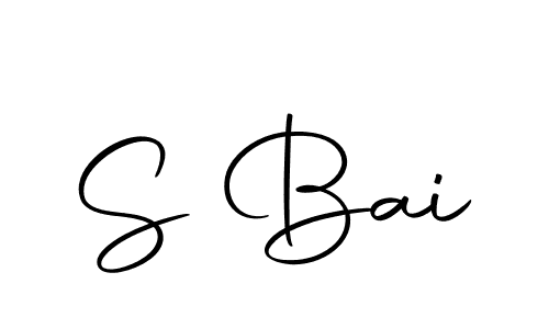 The best way (Autography-DOLnW) to make a short signature is to pick only two or three words in your name. The name S Bai include a total of six letters. For converting this name. S Bai signature style 10 images and pictures png