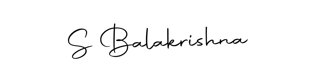 Design your own signature with our free online signature maker. With this signature software, you can create a handwritten (Autography-DOLnW) signature for name S Balakrishna. S Balakrishna signature style 10 images and pictures png