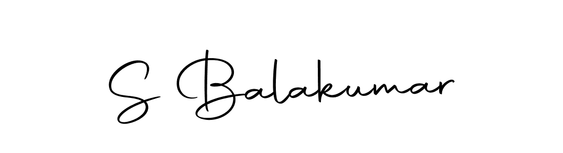 Create a beautiful signature design for name S Balakumar. With this signature (Autography-DOLnW) fonts, you can make a handwritten signature for free. S Balakumar signature style 10 images and pictures png