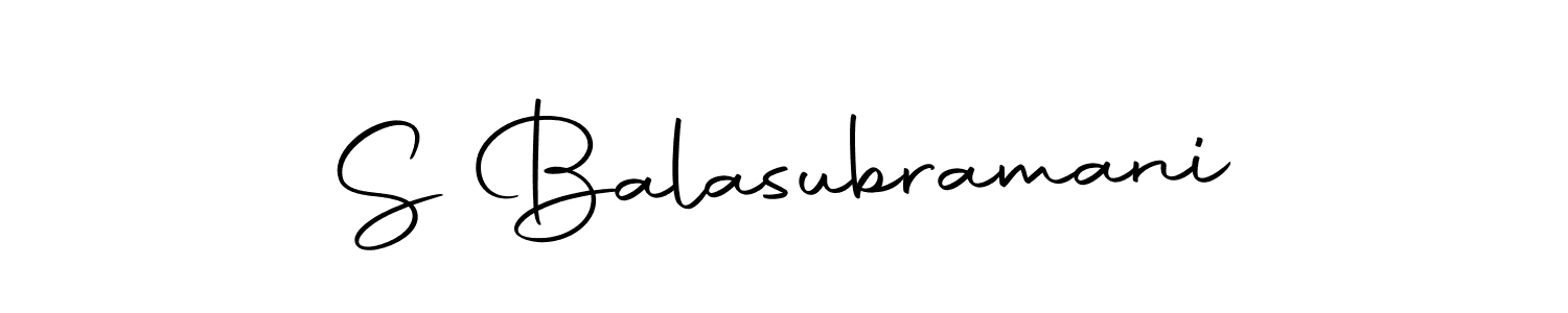 How to make S Balasubramani signature? Autography-DOLnW is a professional autograph style. Create handwritten signature for S Balasubramani name. S Balasubramani signature style 10 images and pictures png