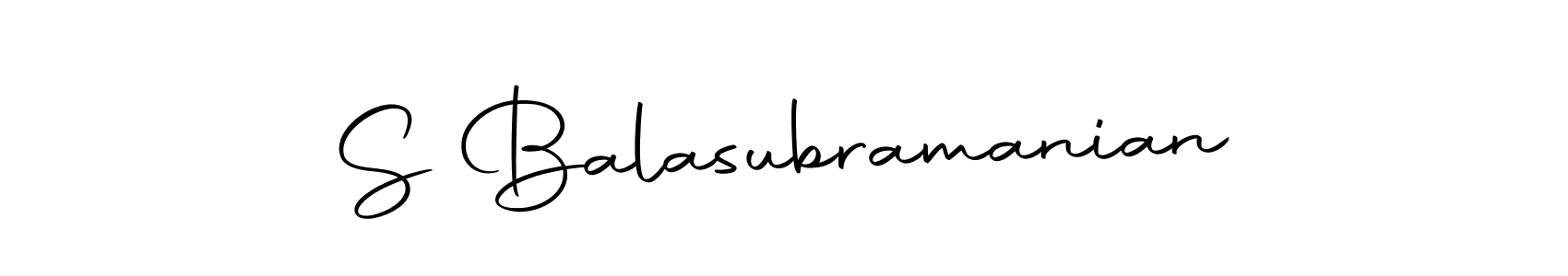 How to make S Balasubramanian name signature. Use Autography-DOLnW style for creating short signs online. This is the latest handwritten sign. S Balasubramanian signature style 10 images and pictures png