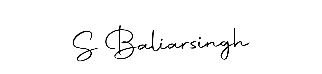 How to make S Baliarsingh name signature. Use Autography-DOLnW style for creating short signs online. This is the latest handwritten sign. S Baliarsingh signature style 10 images and pictures png