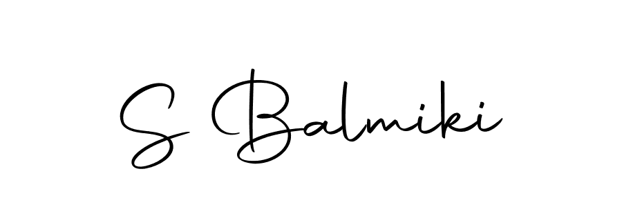 Make a short S Balmiki signature style. Manage your documents anywhere anytime using Autography-DOLnW. Create and add eSignatures, submit forms, share and send files easily. S Balmiki signature style 10 images and pictures png