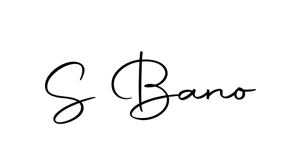 S Bano stylish signature style. Best Handwritten Sign (Autography-DOLnW) for my name. Handwritten Signature Collection Ideas for my name S Bano. S Bano signature style 10 images and pictures png