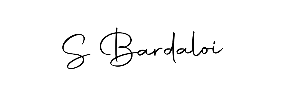 Design your own signature with our free online signature maker. With this signature software, you can create a handwritten (Autography-DOLnW) signature for name S Bardaloi. S Bardaloi signature style 10 images and pictures png