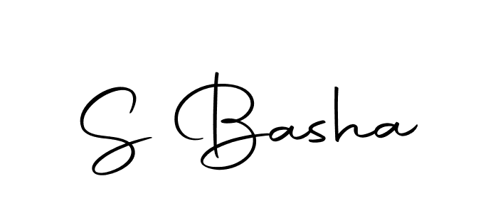 Also we have S Basha name is the best signature style. Create professional handwritten signature collection using Autography-DOLnW autograph style. S Basha signature style 10 images and pictures png