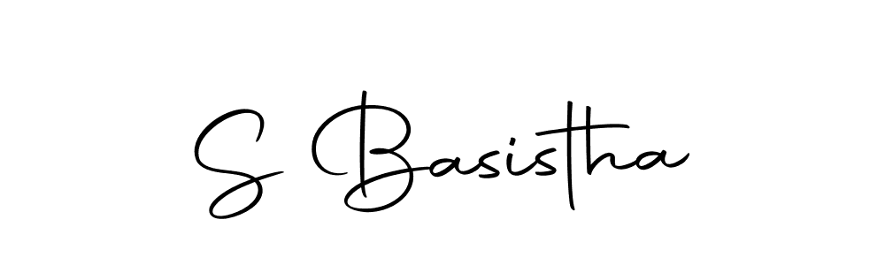 You should practise on your own different ways (Autography-DOLnW) to write your name (S Basistha) in signature. don't let someone else do it for you. S Basistha signature style 10 images and pictures png