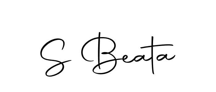 Use a signature maker to create a handwritten signature online. With this signature software, you can design (Autography-DOLnW) your own signature for name S Beata. S Beata signature style 10 images and pictures png