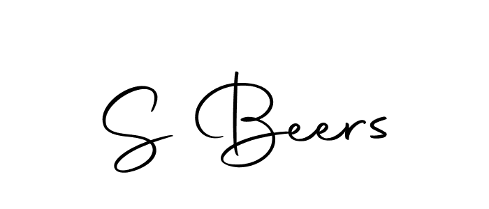 How to make S Beers signature? Autography-DOLnW is a professional autograph style. Create handwritten signature for S Beers name. S Beers signature style 10 images and pictures png