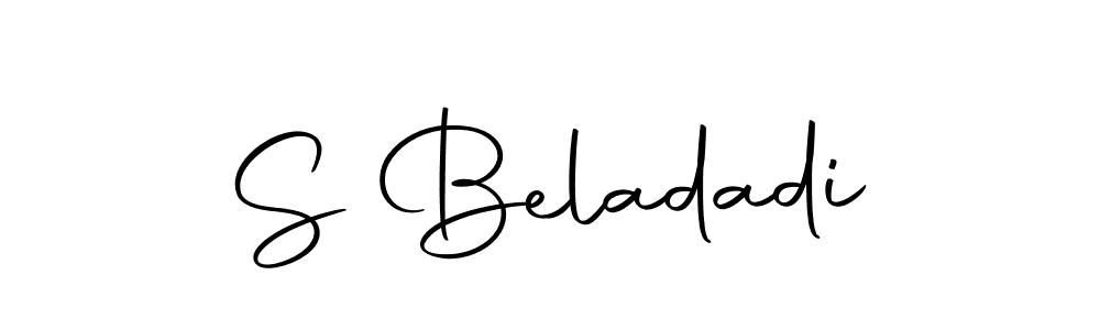 The best way (Autography-DOLnW) to make a short signature is to pick only two or three words in your name. The name S Beladadi include a total of six letters. For converting this name. S Beladadi signature style 10 images and pictures png