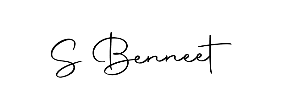 How to make S Benneet signature? Autography-DOLnW is a professional autograph style. Create handwritten signature for S Benneet name. S Benneet signature style 10 images and pictures png