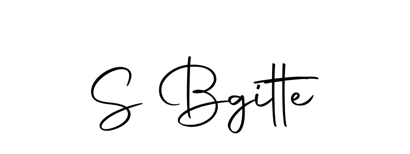 The best way (Autography-DOLnW) to make a short signature is to pick only two or three words in your name. The name S Bgitte include a total of six letters. For converting this name. S Bgitte signature style 10 images and pictures png