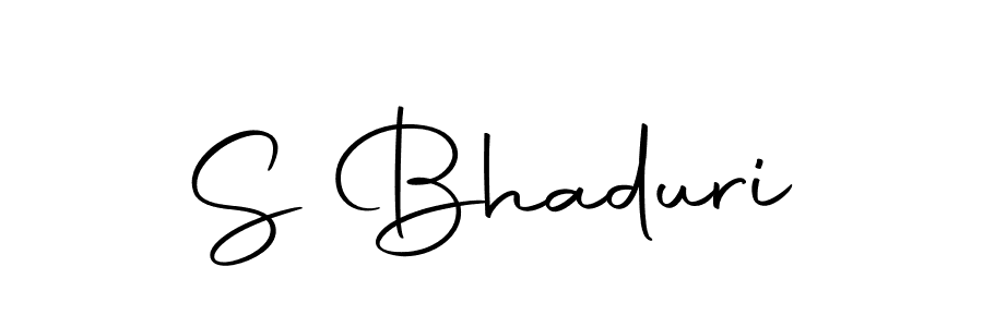 Make a beautiful signature design for name S Bhaduri. With this signature (Autography-DOLnW) style, you can create a handwritten signature for free. S Bhaduri signature style 10 images and pictures png