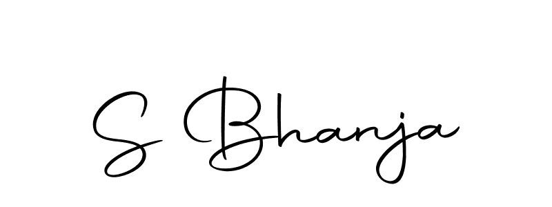 Make a beautiful signature design for name S Bhanja. With this signature (Autography-DOLnW) style, you can create a handwritten signature for free. S Bhanja signature style 10 images and pictures png