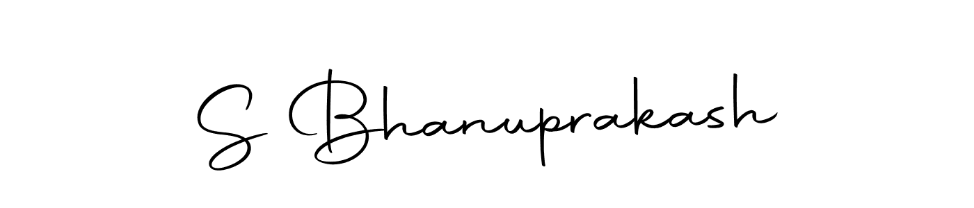 Create a beautiful signature design for name S Bhanuprakash. With this signature (Autography-DOLnW) fonts, you can make a handwritten signature for free. S Bhanuprakash signature style 10 images and pictures png