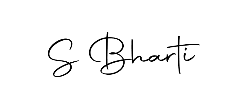 Make a beautiful signature design for name S Bharti. With this signature (Autography-DOLnW) style, you can create a handwritten signature for free. S Bharti signature style 10 images and pictures png