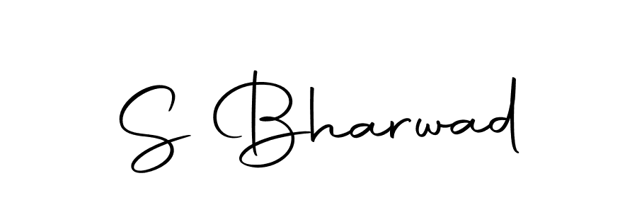 How to make S Bharwad name signature. Use Autography-DOLnW style for creating short signs online. This is the latest handwritten sign. S Bharwad signature style 10 images and pictures png