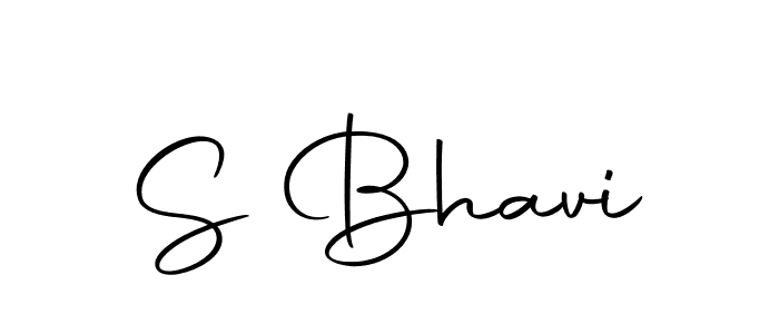 Make a beautiful signature design for name S Bhavi. With this signature (Autography-DOLnW) style, you can create a handwritten signature for free. S Bhavi signature style 10 images and pictures png