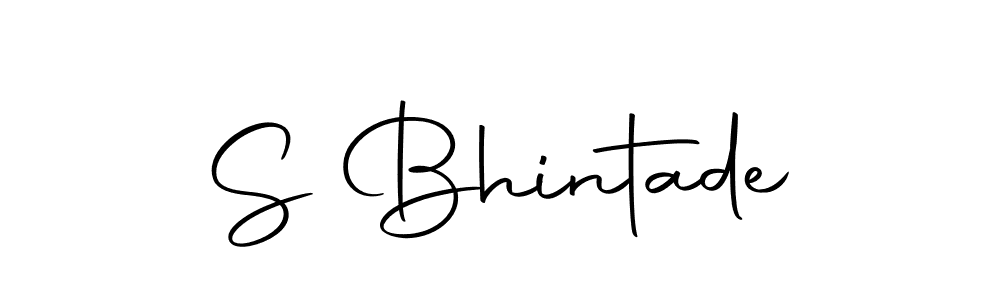 How to make S Bhintade signature? Autography-DOLnW is a professional autograph style. Create handwritten signature for S Bhintade name. S Bhintade signature style 10 images and pictures png
