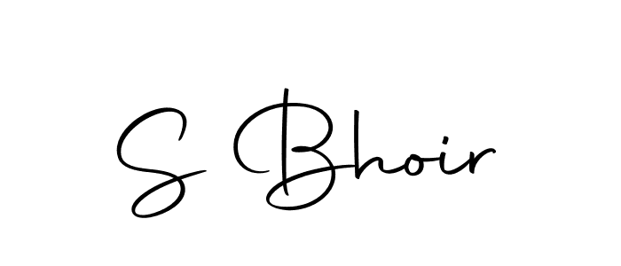 Make a beautiful signature design for name S Bhoir. With this signature (Autography-DOLnW) style, you can create a handwritten signature for free. S Bhoir signature style 10 images and pictures png