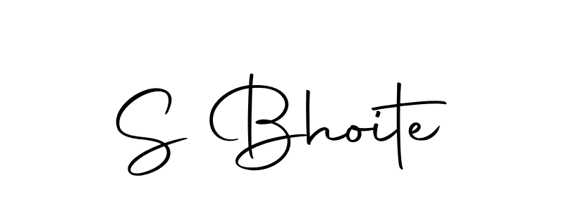 Make a beautiful signature design for name S Bhoite. With this signature (Autography-DOLnW) style, you can create a handwritten signature for free. S Bhoite signature style 10 images and pictures png