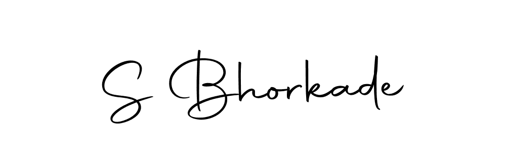 Use a signature maker to create a handwritten signature online. With this signature software, you can design (Autography-DOLnW) your own signature for name S Bhorkade. S Bhorkade signature style 10 images and pictures png