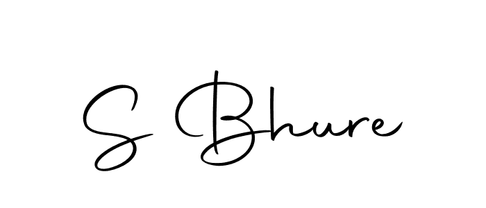 if you are searching for the best signature style for your name S Bhure. so please give up your signature search. here we have designed multiple signature styles  using Autography-DOLnW. S Bhure signature style 10 images and pictures png