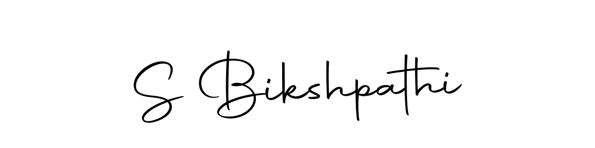 How to make S Bikshpathi signature? Autography-DOLnW is a professional autograph style. Create handwritten signature for S Bikshpathi name. S Bikshpathi signature style 10 images and pictures png